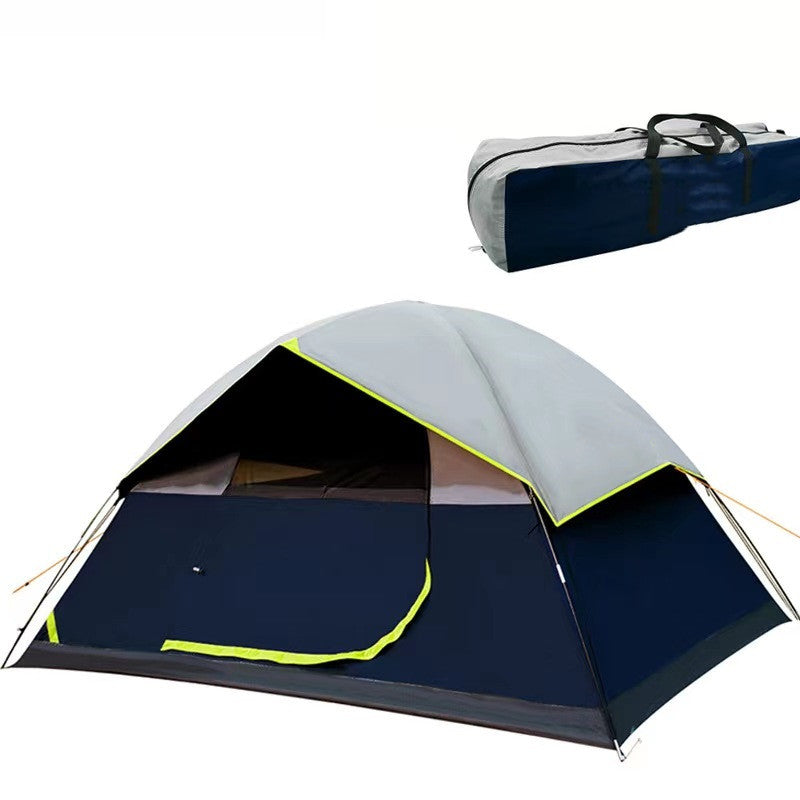 4 Person Black Coated Darkroom Tent for Camping Family Backpacking Tents