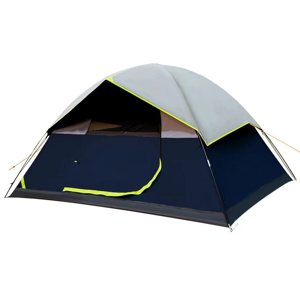 4 Person Black Coated Darkroom Tent for Camping Family Backpacking Tents