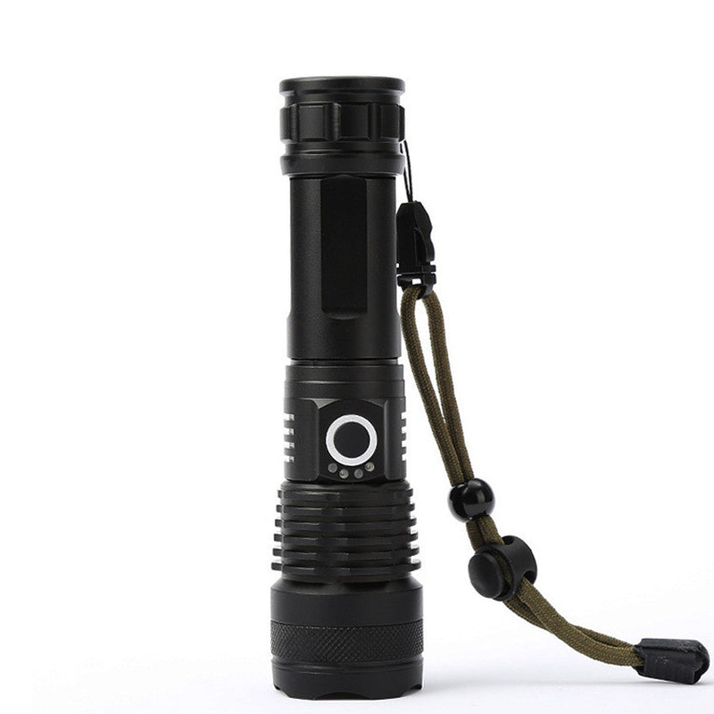 The New P50 Flashlight Strong Light Long-Range USB Charging Telescopic Zoom