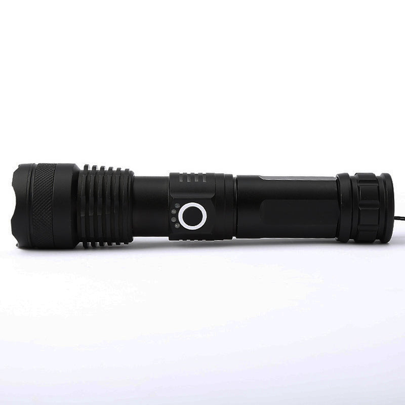 The New P50 Flashlight Strong Light Long-Range USB Charging Telescopic Zoom
