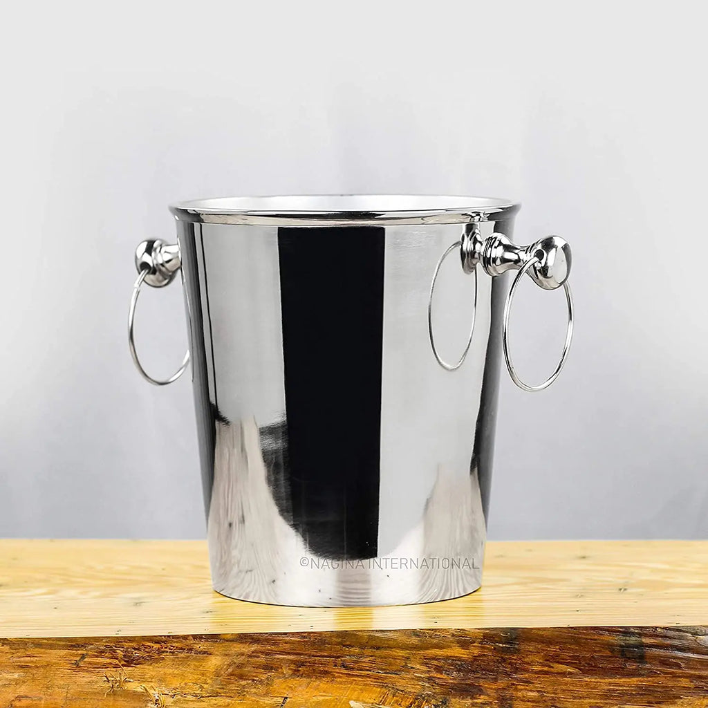 Wholesale Eco-Friendly CE Certified Modern Stainless Steel Ice Bucket Wine Cooler Chiller