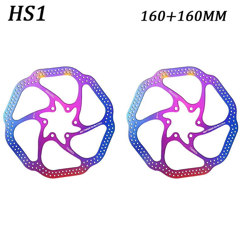 2PC AVID Disc Brake Rotor 160mm 180mm HS1 Hydraulic Brake Rotors Heat Dissipation Road Mountain Bike Rotor Fit Shimano SRAM