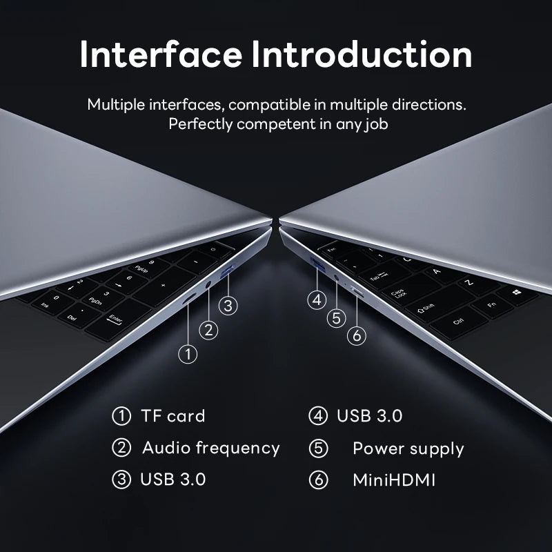14.1 inch Windows 11 Laptop Computer intel Core i9 10980HK 16GB RAM 1TB SSD 1920*1080 IPS Display Laptop PC WiFi 2.4/5G Notebook