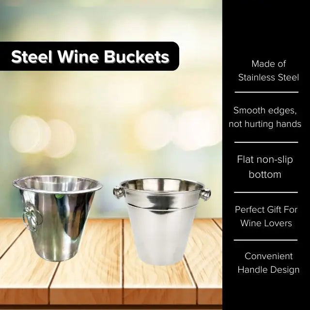 Wholesale Eco-Friendly CE Certified Modern Stainless Steel Ice Bucket Wine Cooler Chiller