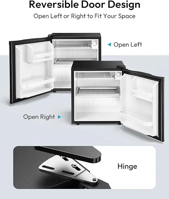 46L Mini refrigerator  & Reversible Door Energy Saving Bedroom/office