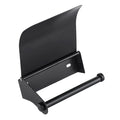 Bathroom Stainless Steel Black Toilet Single Roll Paper Holder  with Screws Wall Mounted Tissue Dispenser Home Accessories