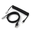 USB Coiled Keyboard Cable YC8 aviator Connector Keyboard Extension Cable Otg Cable Type-c for Keyboard and Mouse