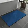 New Design Solid Color 15.7"x23.6" Bath Mat Rug Polyester with Quick Dry Rubber Backing Non-Slip Absorbent for Home or Hotels