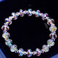 Ins Beaded Simple Flash Bracelet Square/ Crystal Bracelet Exquisite Luxury Fashion Girlfriends NewBracelet Female Fresh Style