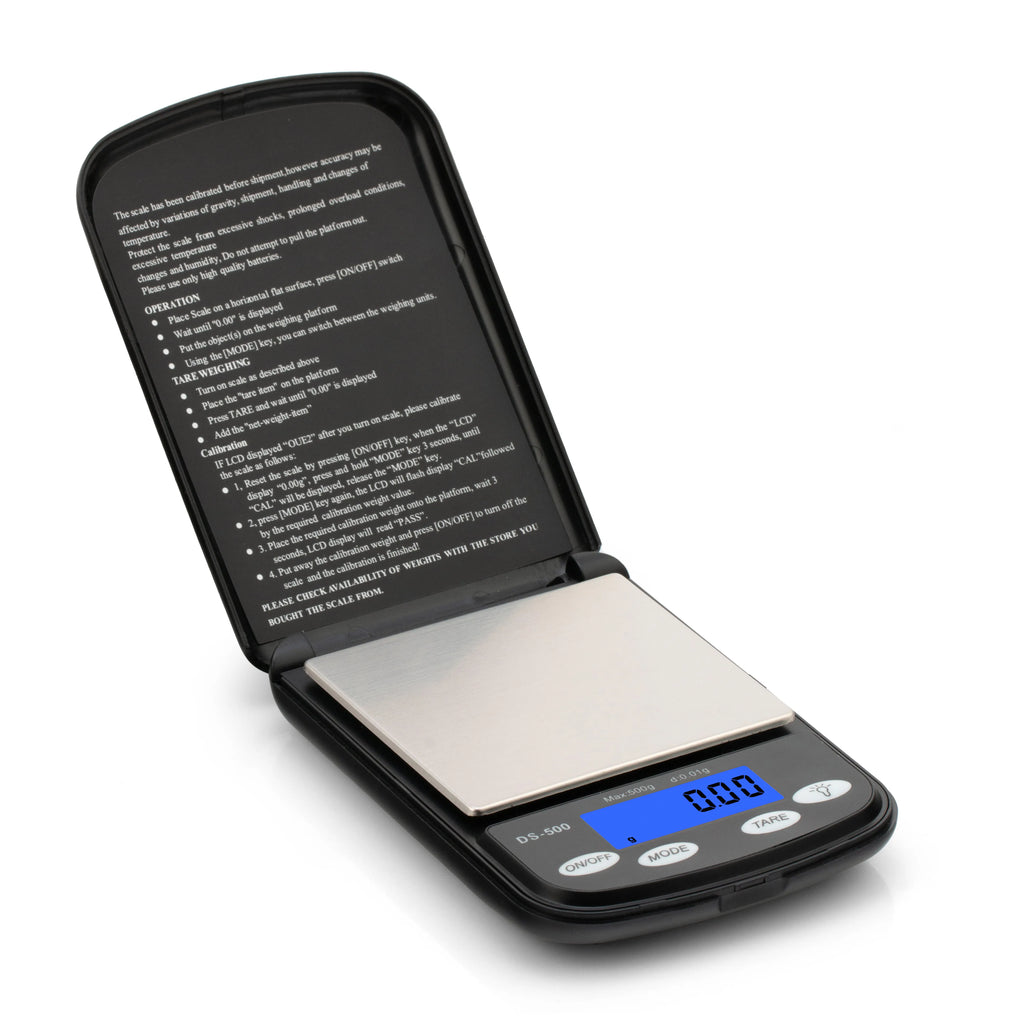 Ace Pocket Style Plastic Digital Scale 500g Capacity 10mg Accuracy Piece Counting Low Battery Indicator Tare Weight Measuring