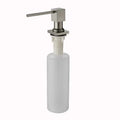Black/Chrome Square Head Large Capacity Brass Soap Dispenser Kitchen Sink Dishwashing Detergent Hand Press Liquid Soap Dispenser