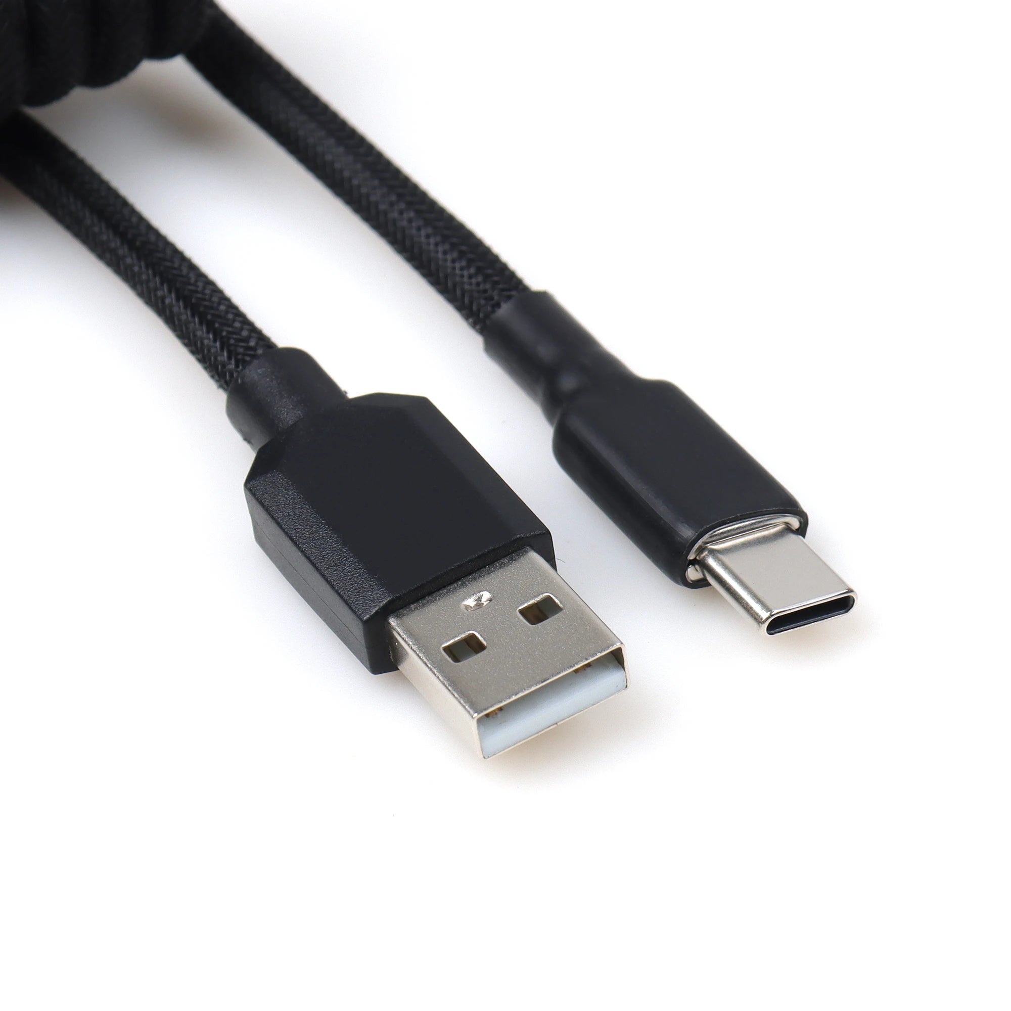 USB Coiled Keyboard Cable YC8 aviator Connector Keyboard Extension Cable Otg Cable Type-c for Keyboard and Mouse