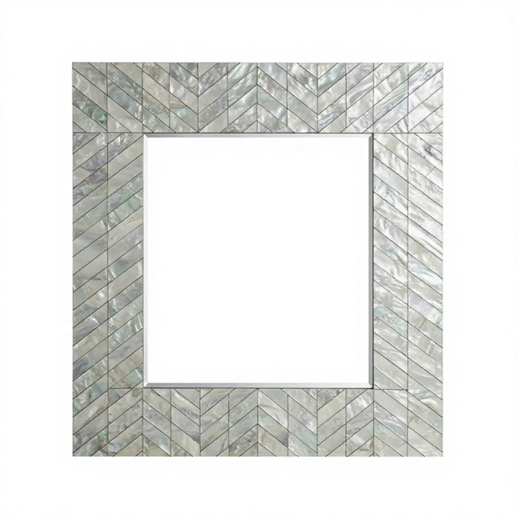 Decorative MDF Inlay Art Deco Wall Mirror Eco-Friendly Handmade Wedding Mirror for Wholesale