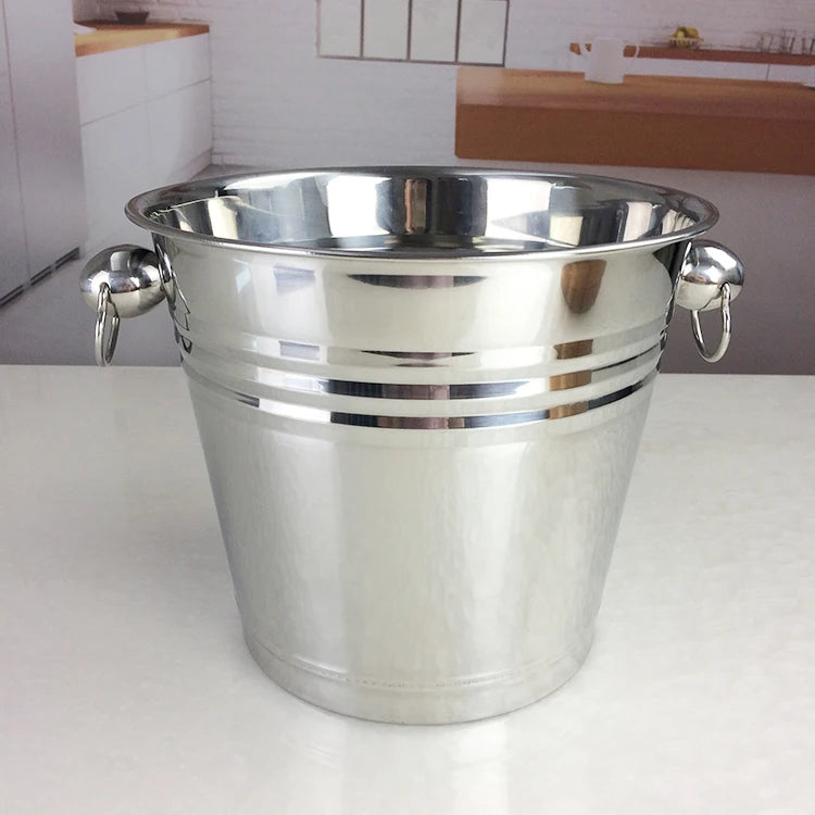 Wholesale Eco-Friendly CE Certified Modern Stainless Steel Ice Bucket Wine Cooler Chiller