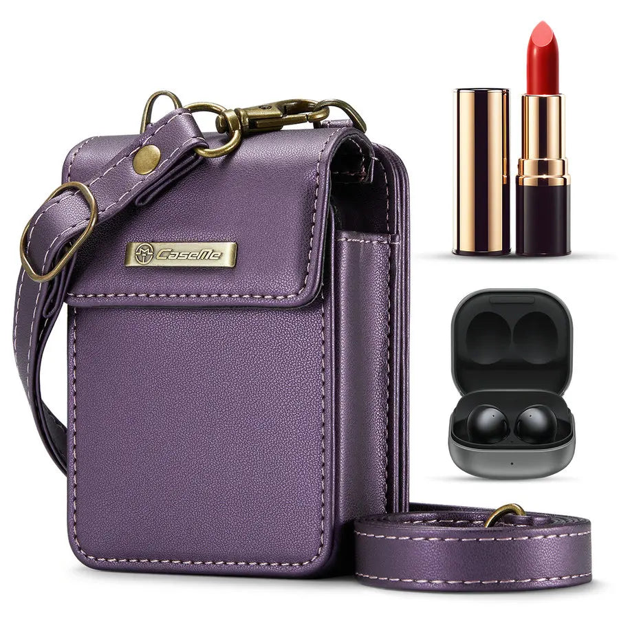 CaseMe Wholesale Custom Mini Zipper Bag Headphone Earbuds Protective Case for Buds 3 2 FE Universal Waterproof Shockproof PU