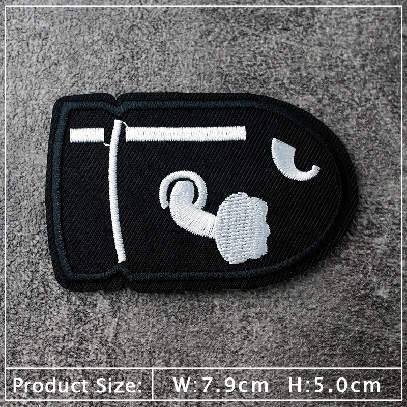 Star Dog Cat Eye Patch Embroidery Applique Ironing Sewing Supplies Decorative Badges For Clothing Accessories Zipper