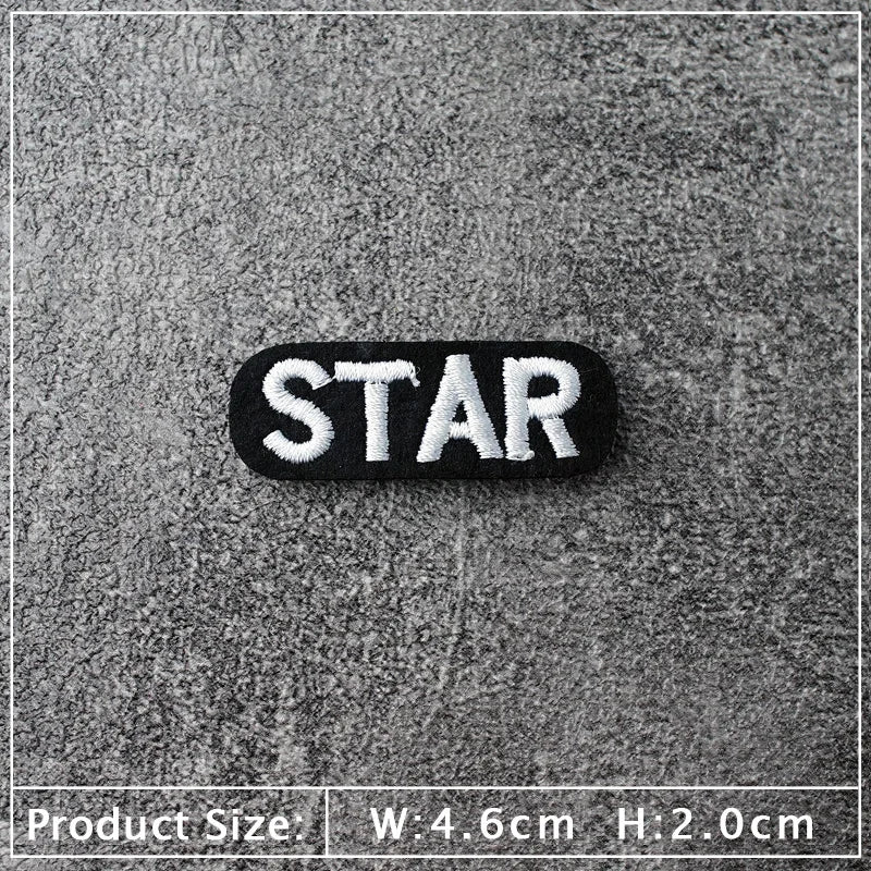 Star Dog Cat Eye Patch Embroidery Applique Ironing Sewing Supplies Decorative Badges For Clothing Accessories Zipper