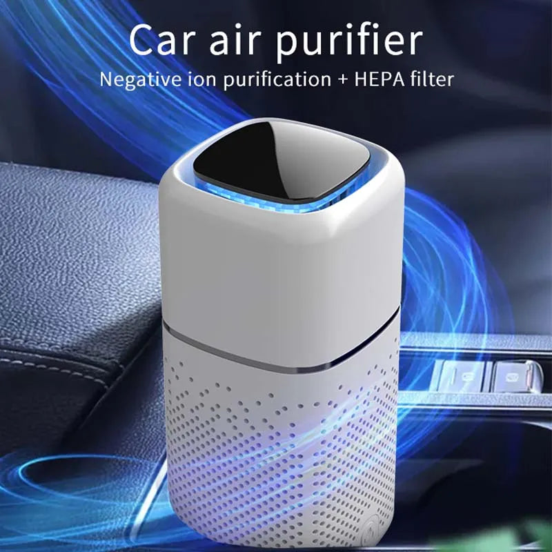 USB Install Mini Smart Personal Electric Dust Vehicle Eliminator Car Air Purifier and Air Cleaner