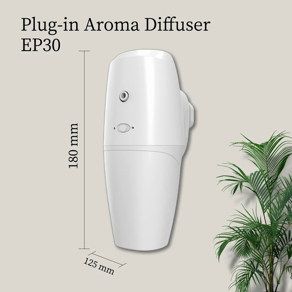 Portable Electric Waterless Aromatherapy Diffuser Plastic Wall Plug Scent Machine for Home Car Hotel Use