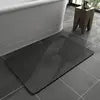 New Design Solid Color 15.7"x23.6" Bath Mat Rug Polyester with Quick Dry Rubber Backing Non-Slip Absorbent for Home or Hotels