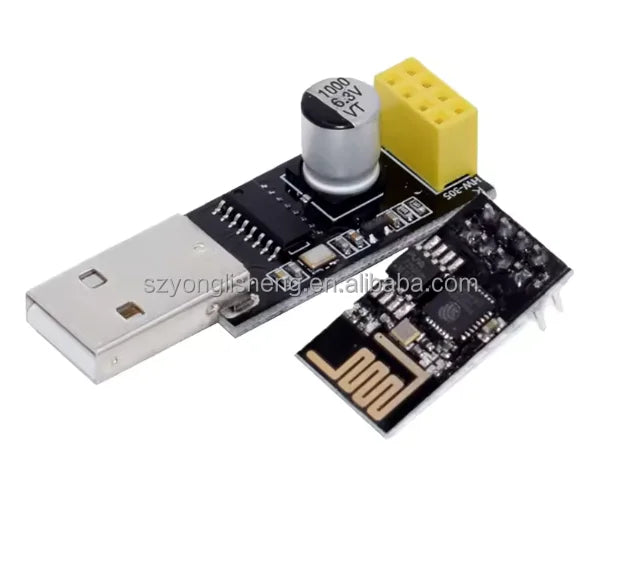 Stock ESP01 Programmer Adapter ESP-01 ESP-01S Adaptater ESP8266 CH340G USB to ESP8266 Serial Wifi Module