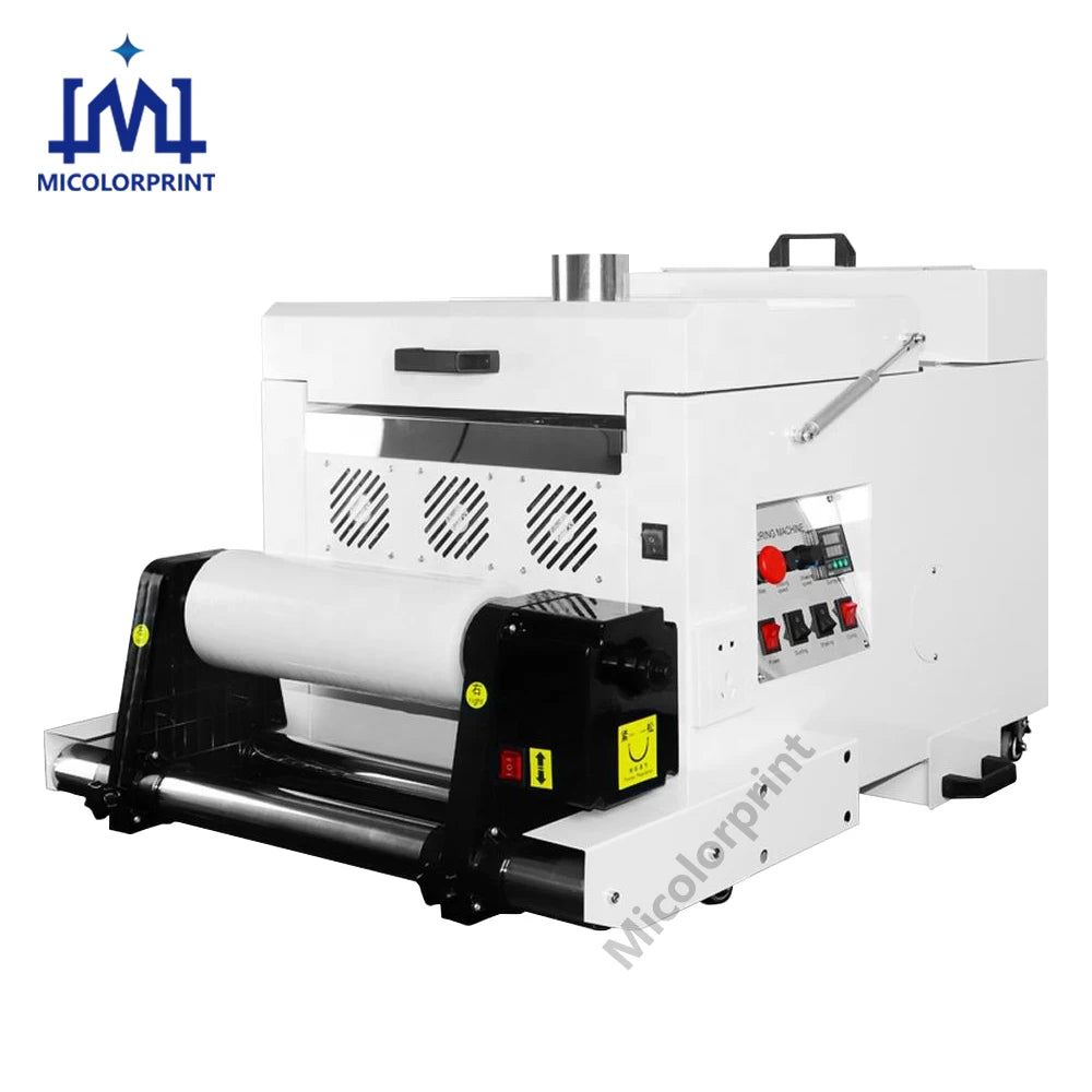 Micolorprint 30cm XP600 DTF Printer with A3 Shaker White Color Ink Circulation
