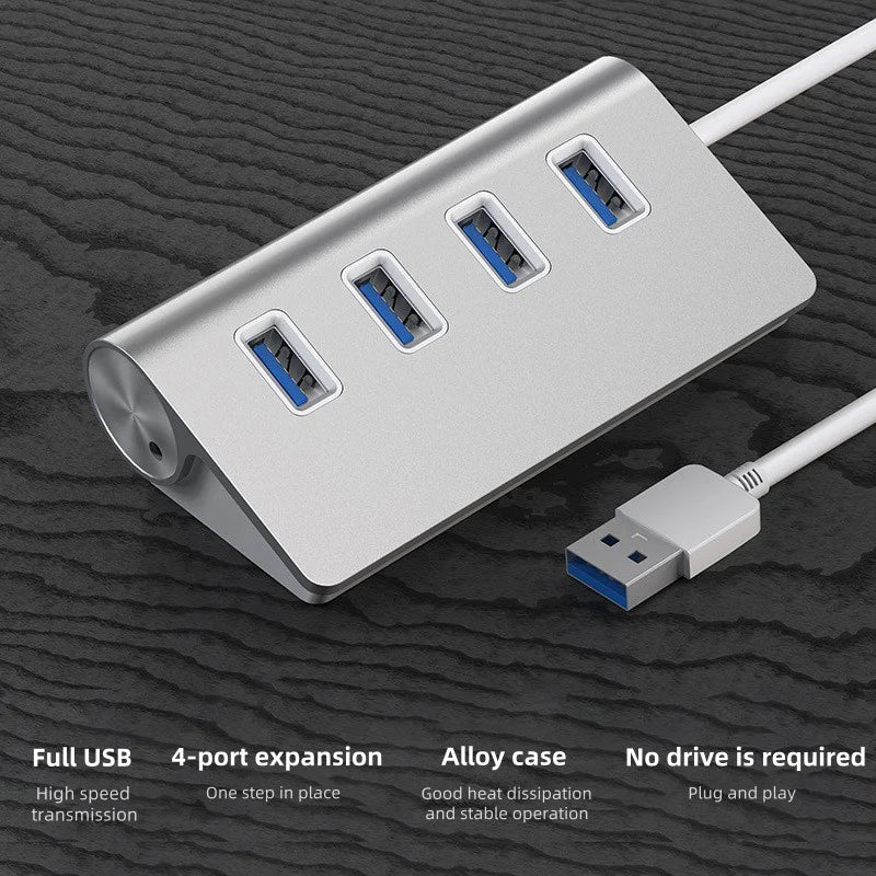 USB HUB 3.0 4-Port Multi Power Adapter USB Type C Interface  Computer PC Laptop Accessories Docking Station