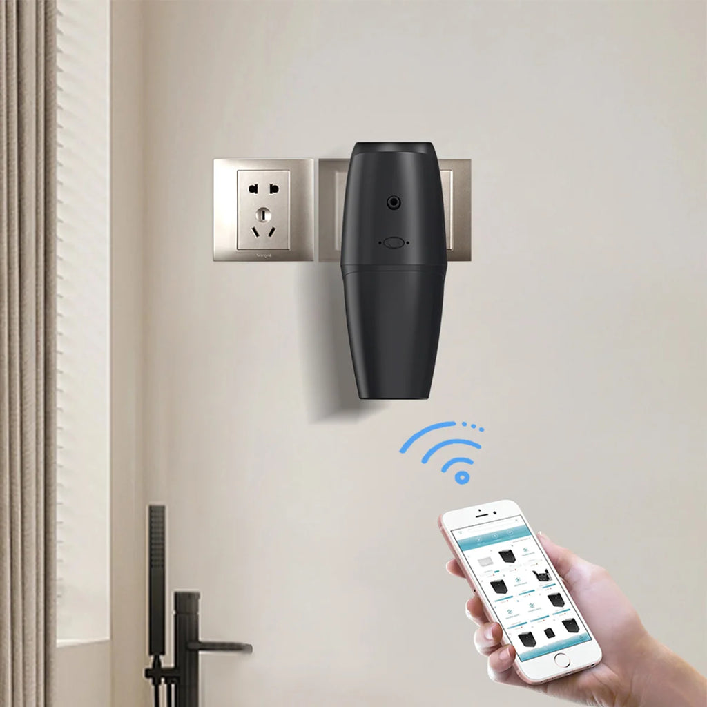 Portable Electric Waterless Aromatherapy Diffuser Plastic Wall Plug Scent Machine for Home Car Hotel Use
