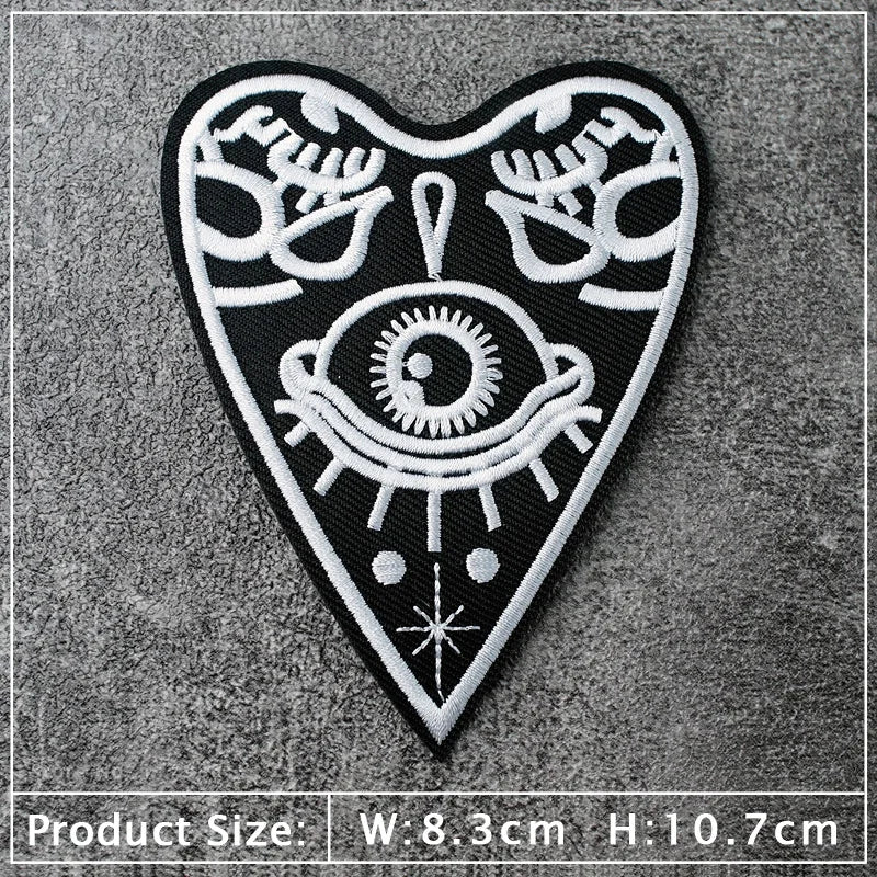 Star Dog Cat Eye Patch Embroidery Applique Ironing Sewing Supplies Decorative Badges For Clothing Accessories Zipper