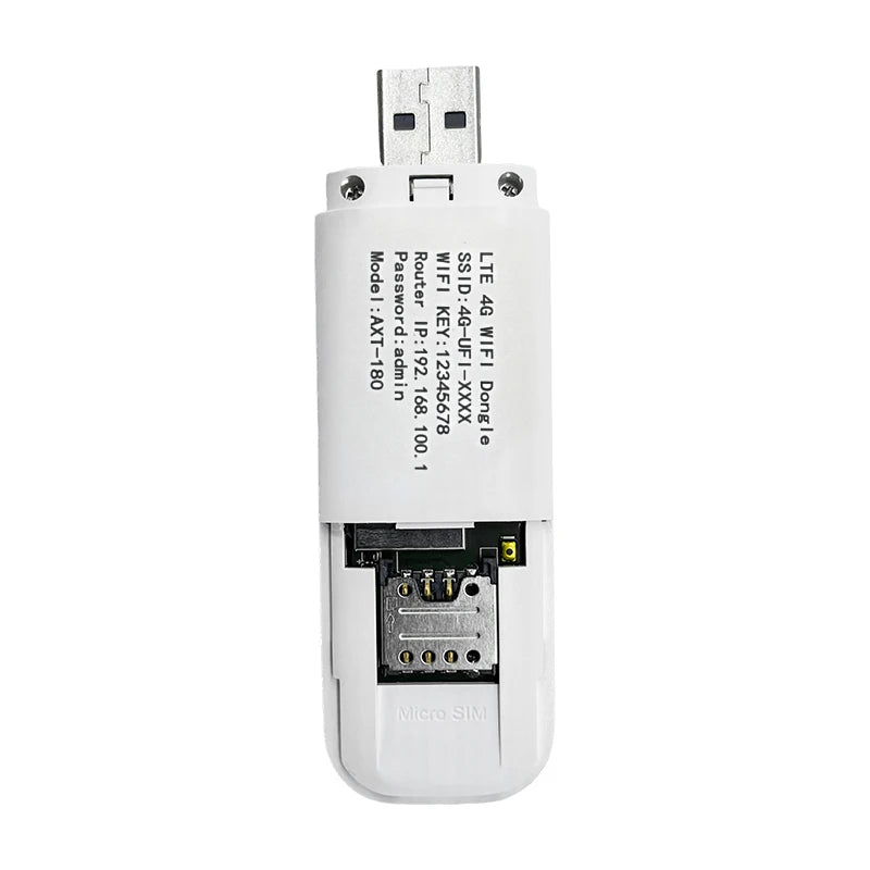 Outdoor Universal 4G USB Dongle Unlocked UFI Wireless Access Point Mobile Wingle WIFI Modem 4G LTE Router with SIM Card Slot