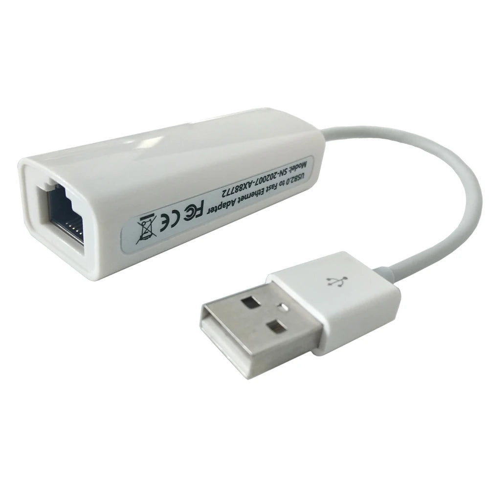 AX88772 USB RJ45 Ethernet Adapter Laptop Mini PC Panel PC POS ATX Media Player Upgrade USB Ethernet Link Cable