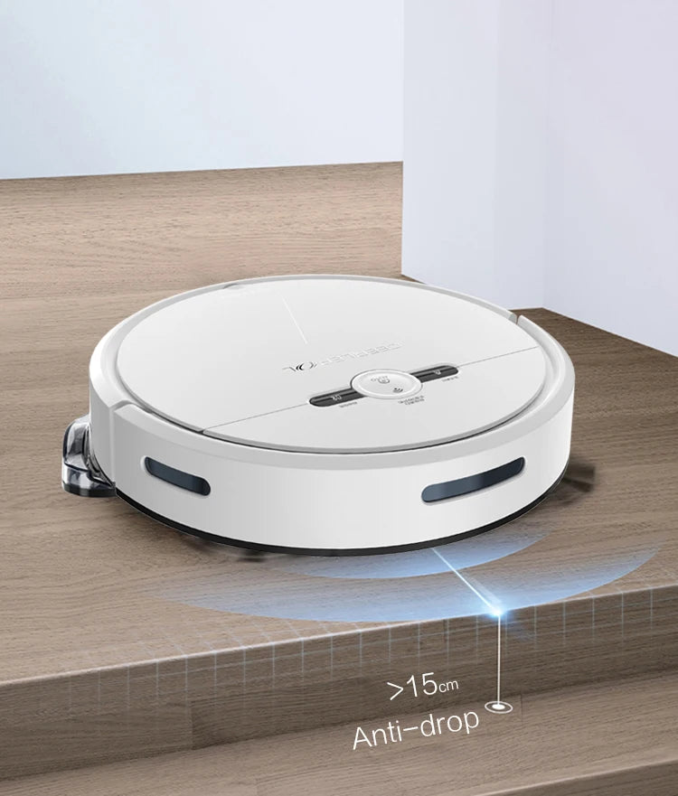 WiFi Alexa Voice Control Robotic Vacuum Cleaner Self-Charging with Powerful Suction for Hard Floors and Medium-Pile Carpets