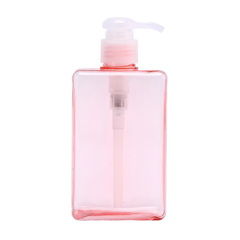 1PC 280ml Portable Travel Pump Soap Dispenser Bathroom Sink Shower Gel Shampoo Lotion Liquid Hand Soap Pump Bottle Container