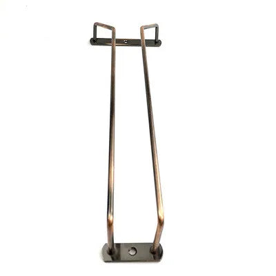 Hot Selling Glass Storage Hanger Metal Organizer Rack Under Cabinet Stemware Wine Glass Holder Rack  for Bar Kitchen