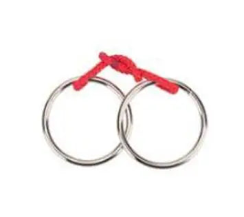 Classic Intelligence Metal Wire Puzzle Baffling Brain Teaser Magic Rings Puzzles Game for Adults Children