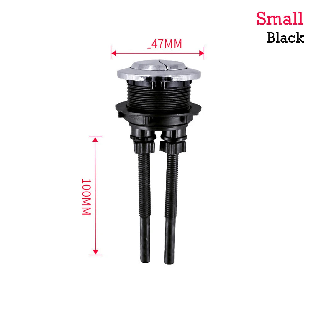 Universal Toilet Button Cover Fits 38mm Hole Closestool Round Dual Press Tank Accessories Push Switch Water Saving Rod