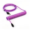 Durable Nylon Braided Coiled USB C Mechanical Keyboard Cable