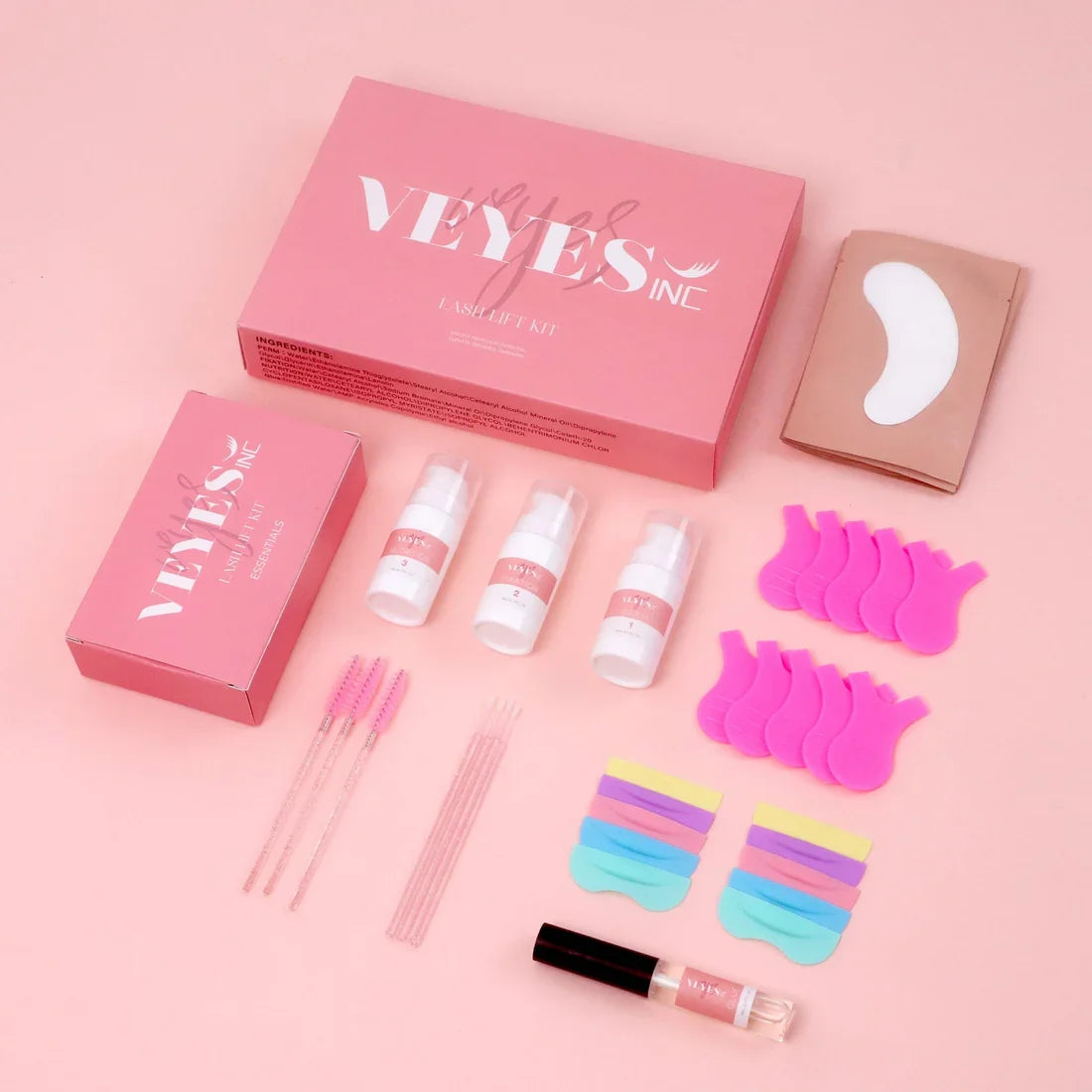 VEYES Professional Custom logo Wholesale Inconsign Lash Lift Private Label Upgraded Lash Perm Eyelash Lift Kit Lash Lift