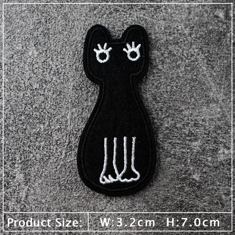 Star Dog Cat Eye Patch Embroidery Applique Ironing Sewing Supplies Decorative Badges For Clothing Accessories Zipper
