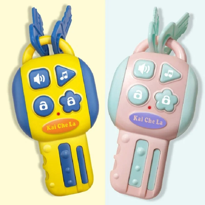 Eletric Simulation Steering Wheel Toy Light Sound Baby Kids Musical Educational Copilot Stroller Steering Wheel Vocal Toys Key