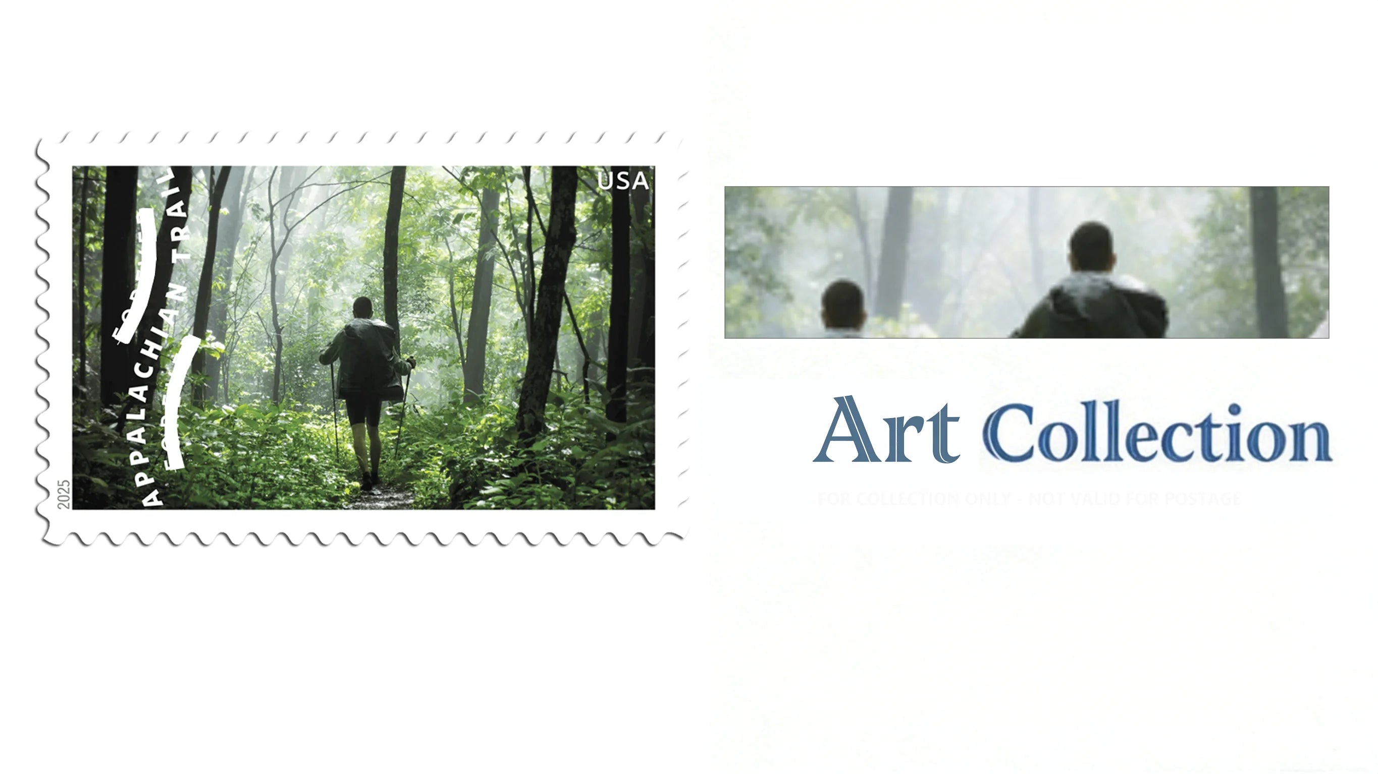 Permanent Stamps Labels Stickers 2025 the Appalachian Trail Custom Paper Legal Postage-stamps Label Online Bulk Printing