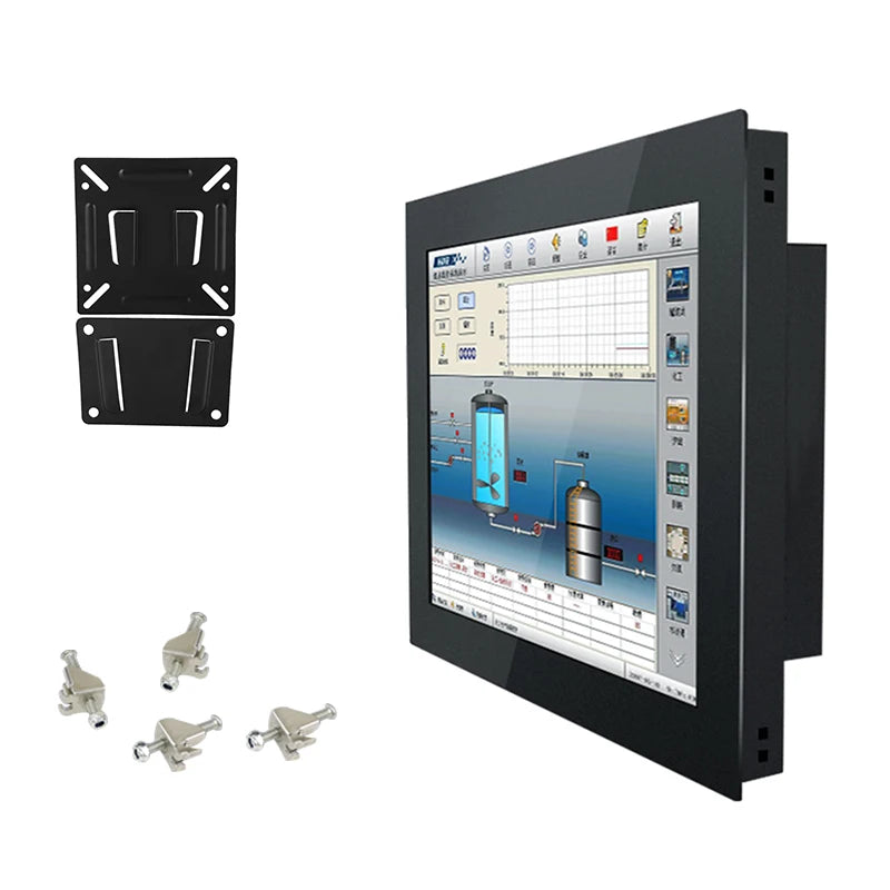 10" 12" 15 Inch Industrial Computer All In One PC Mini Tablet PC Panel With Resistive Touch Screen Intel Core i3 for Win10 PRO