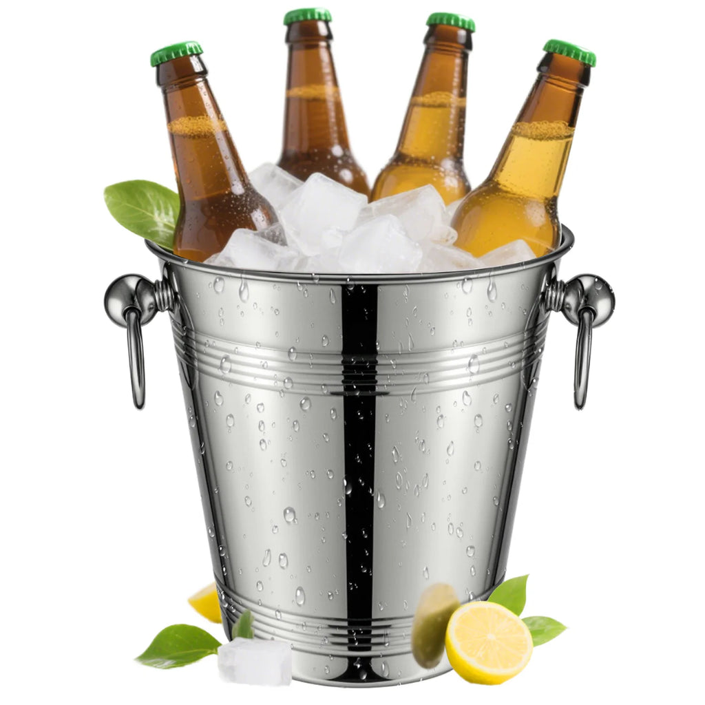 Wholesale Eco-Friendly CE Certified Modern Stainless Steel Ice Bucket Wine Cooler Chiller