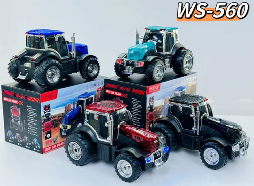 12W 1800mah TWS LED Outdoor Tractor Car Stereo Wireless Speaker WS-560 Music Car Speaker Wster With TF FM AUX USB Cable Pickup