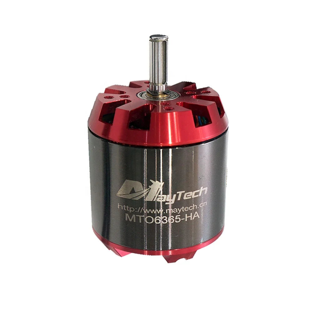 Maytech Brushless Outrunner Motor 6365 200KV Unsealed Cover with 8mm Shaft for Skateboard Fighting Robots Combat Robot Motor