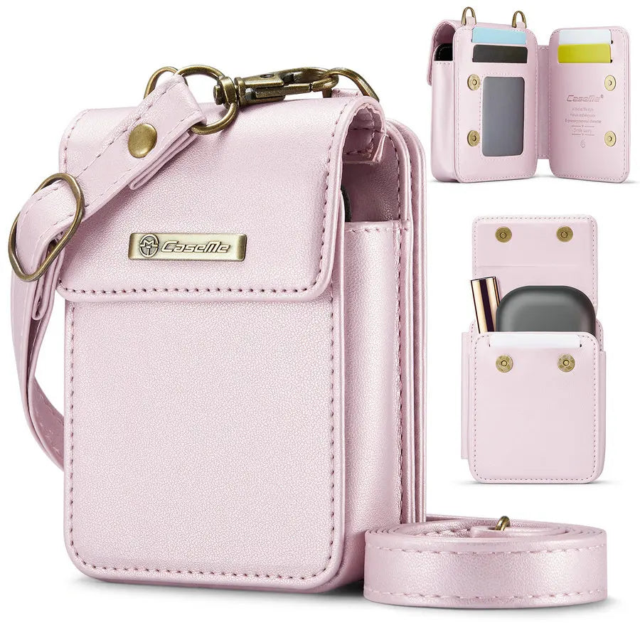 CaseMe Wholesale Custom Mini Zipper Bag Headphone Earbuds Protective Case for Buds 3 2 FE Universal Waterproof Shockproof PU