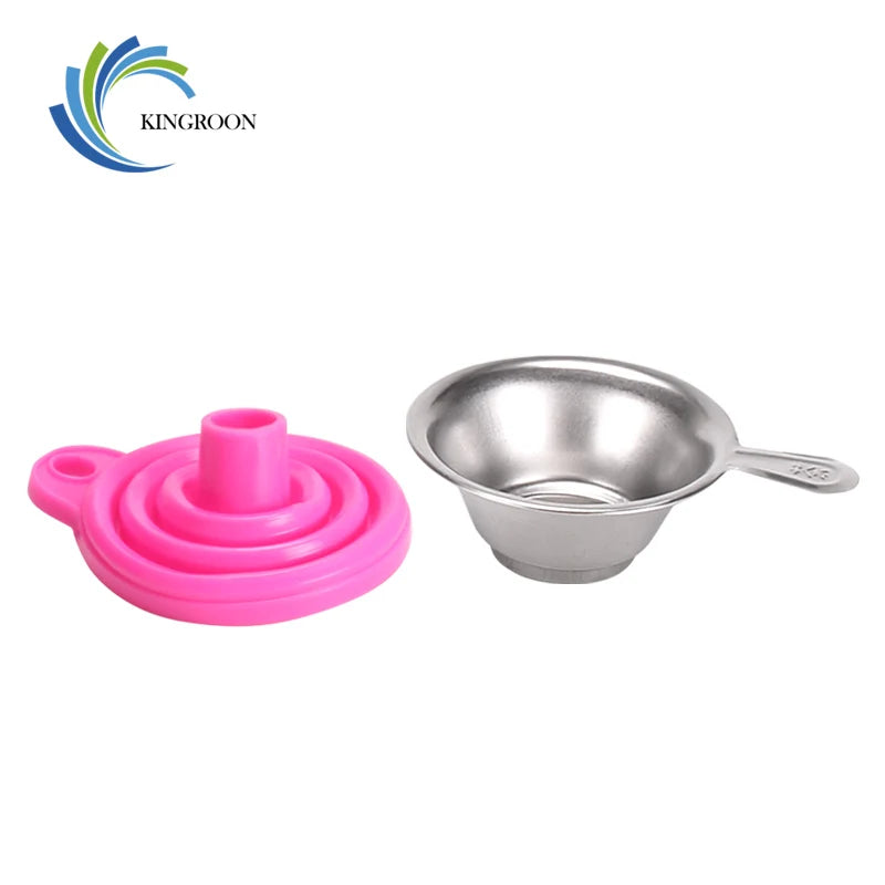 3D Printer Resin Filter Funnel Kit Stainless Steel Cup+Silicone Funnel Paper+Cleaning Shovel Tools For UV Photopolyme Resin