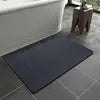 New Design Solid Color 15.7"x23.6" Bath Mat Rug Polyester with Quick Dry Rubber Backing Non-Slip Absorbent for Home or Hotels