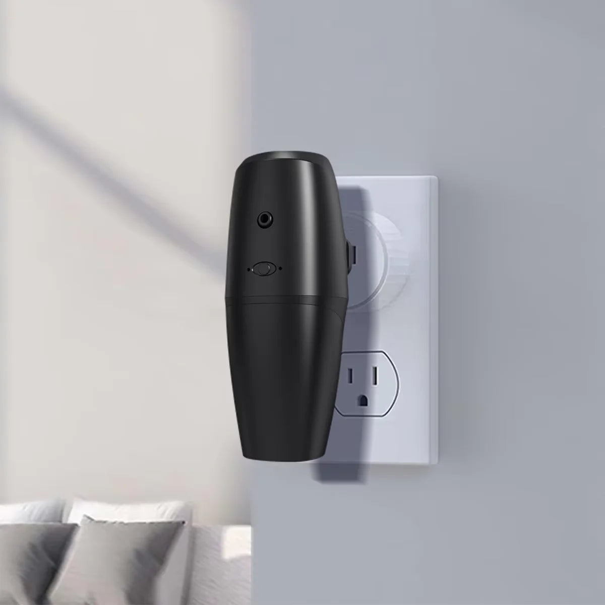 Portable Electric Waterless Aromatherapy Diffuser Plastic Wall Plug Scent Machine for Home Car Hotel Use