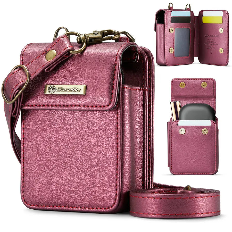 CaseMe Wholesale Custom Mini Zipper Bag Headphone Earbuds Protective Case for Buds 3 2 FE Universal Waterproof Shockproof PU